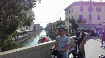 segway tour milan navigli canals italy